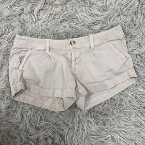 American Eagle Khaki size 2 stretchy shorts